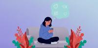 Jeune fille enceinte qui s'interroge