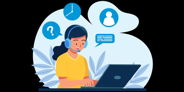 Écoutante au travail